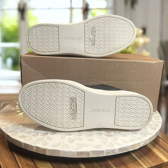 Vionic Elise Leather Supportive Lace-Up Sneaker Women’s Size 8 NEW - Picture 11 of 14